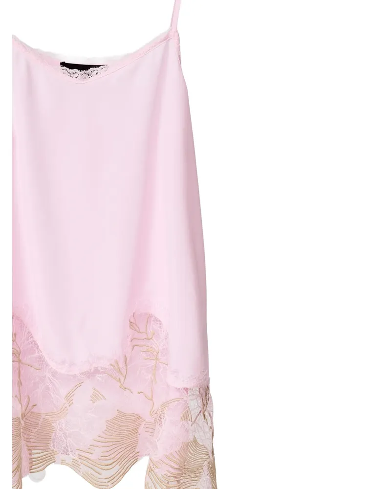 Fabiana Filippi Women's Asymmetric Tank Top Ss26 W Pink