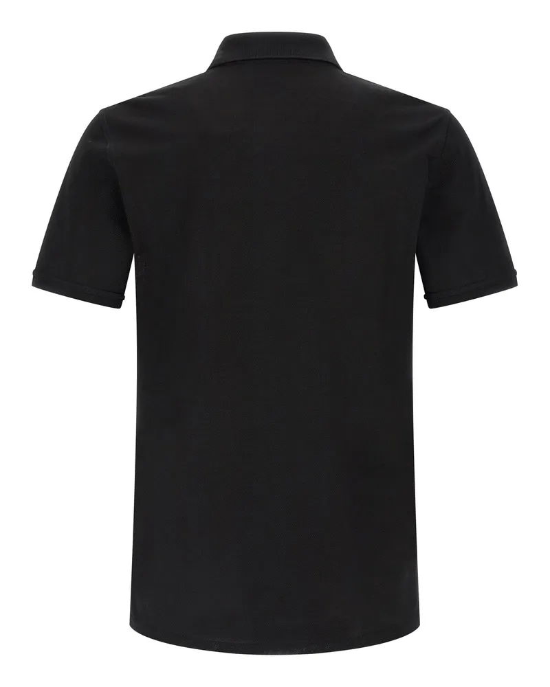 Givenchy Piqué Cotton Polo Shirt — Black Black