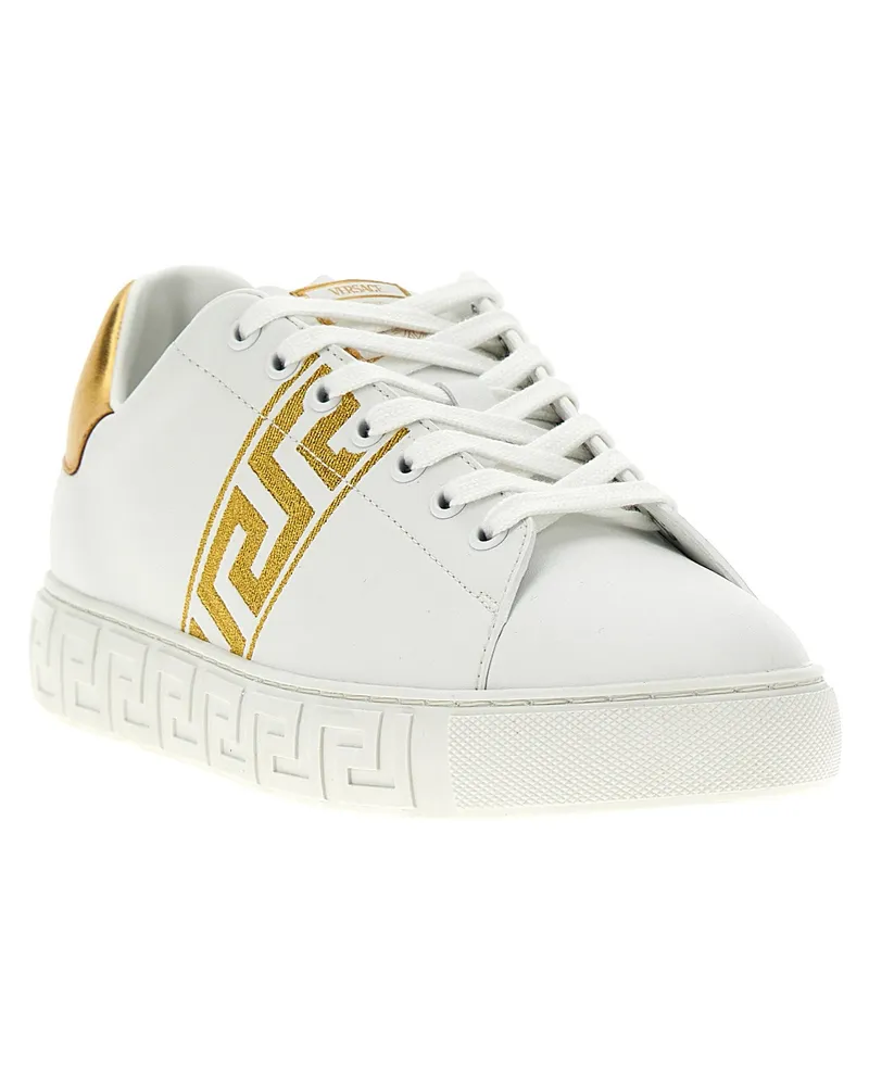 Versace Greca Sneaker — White White