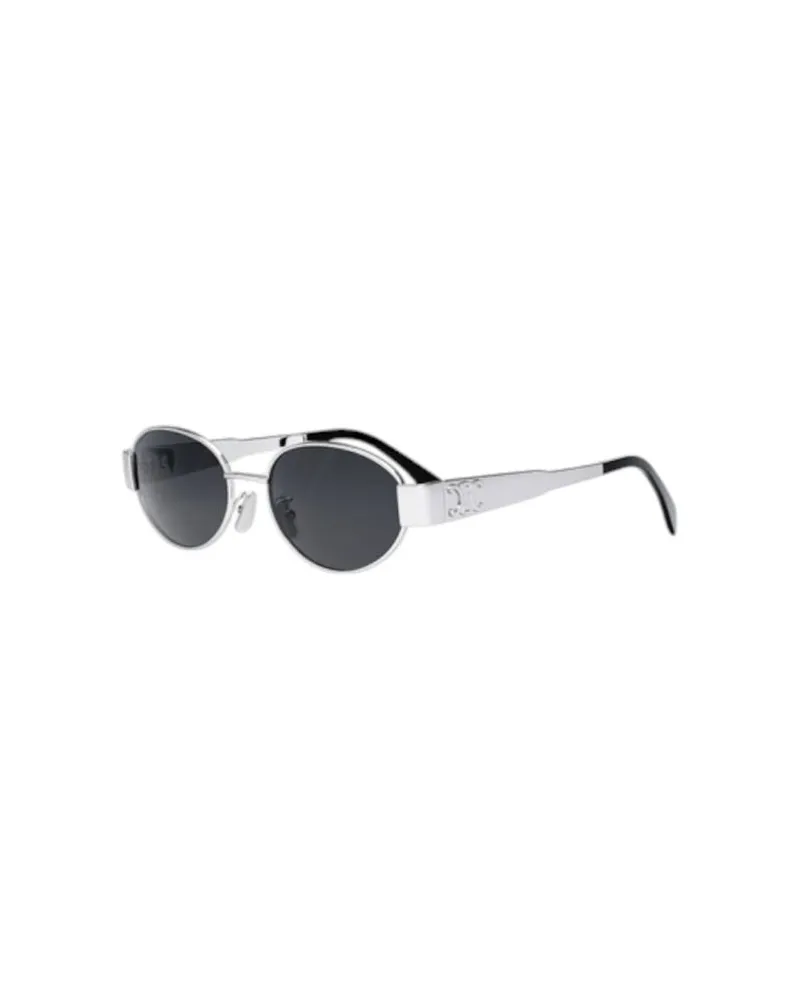 Celine Women's Sunglasses Metallic Metal Silver