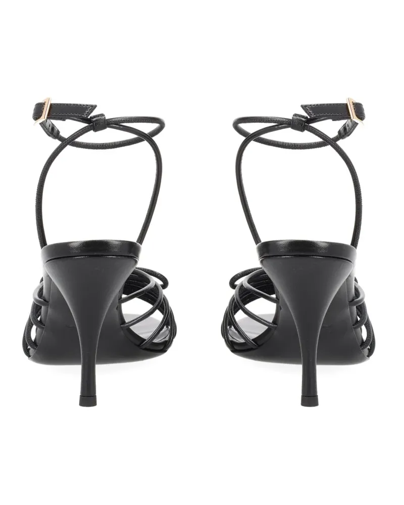 Versace Opera Bow Sandal — Black Black