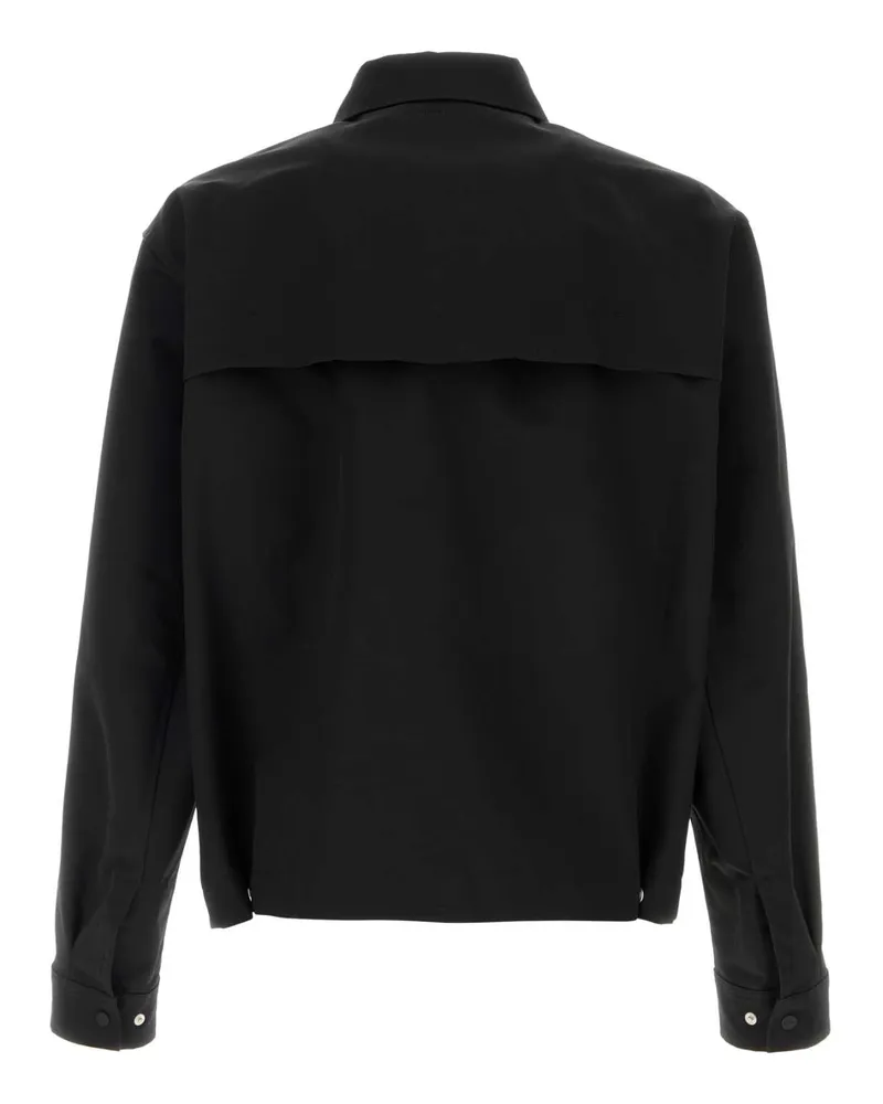Herno Nero Exterior: Cotton Nylon Giacche E Gilet Jacket Black