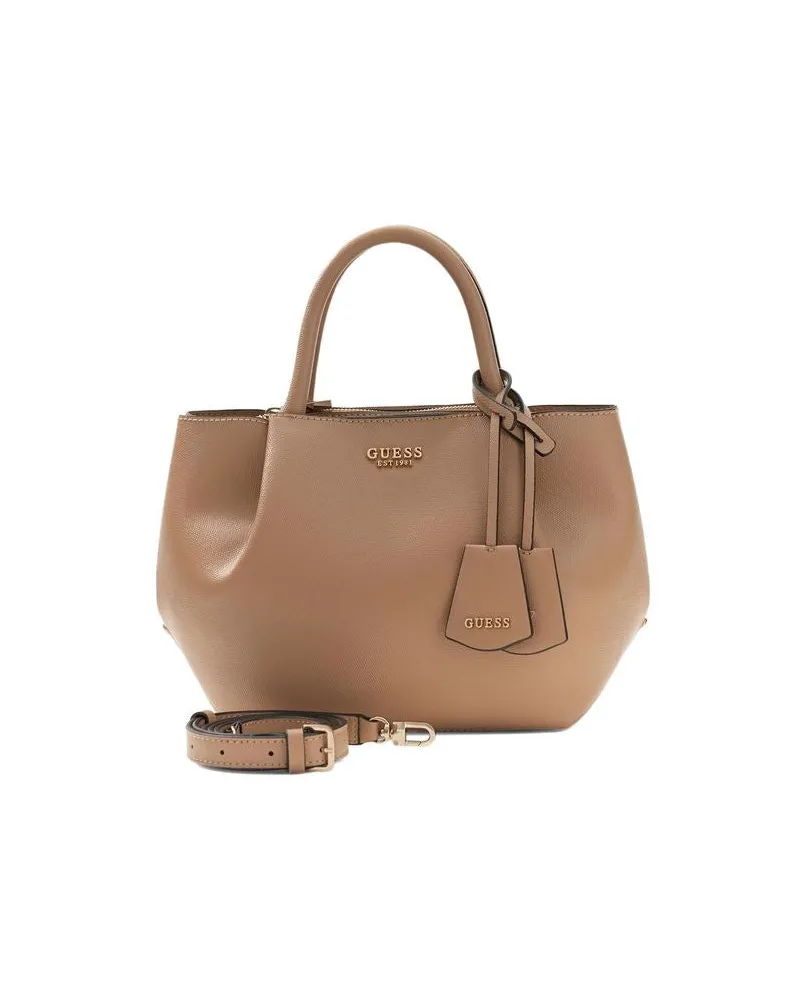 Guess Women's Satchel Bag Beige Polyurethane - Satchel-Bags Beige