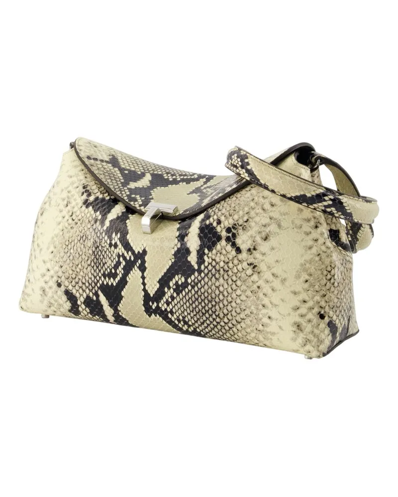 Totême Calfskin Leather Clutch — Multicolor Multicolor