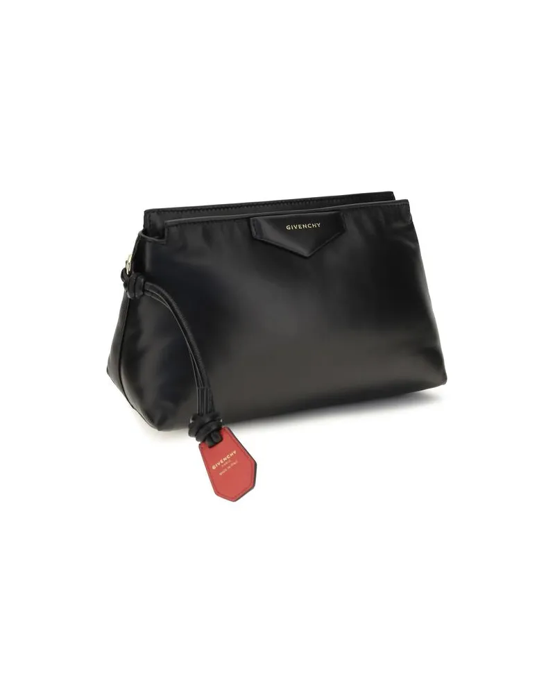 Givenchy Women's Black Lamb Ovis Aries Wallet Black