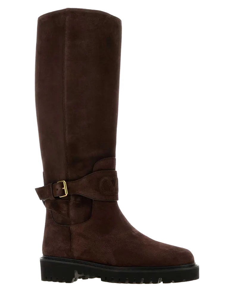 Valentino Garavani Ebonybrown Stivali Boot Brown