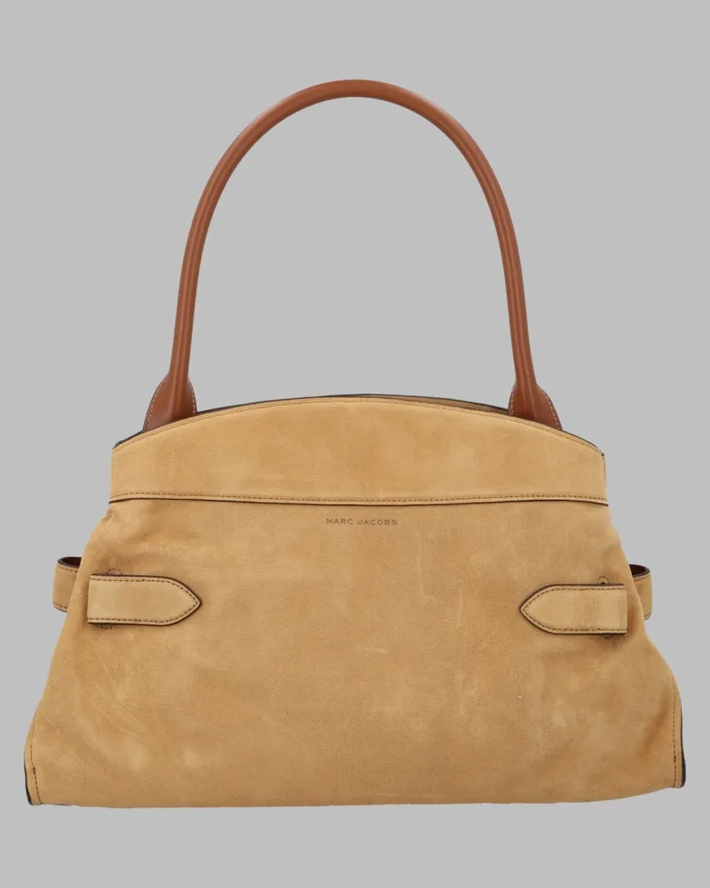 Marc Jacobs Women's Shoulder Bag The Suede Dakota Beige Cow Leather Beige