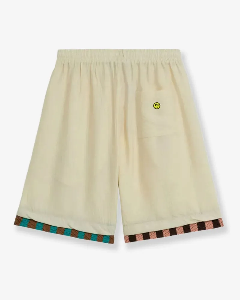 BARROW Men's Bermuda Shorts Beige Viscose Beige