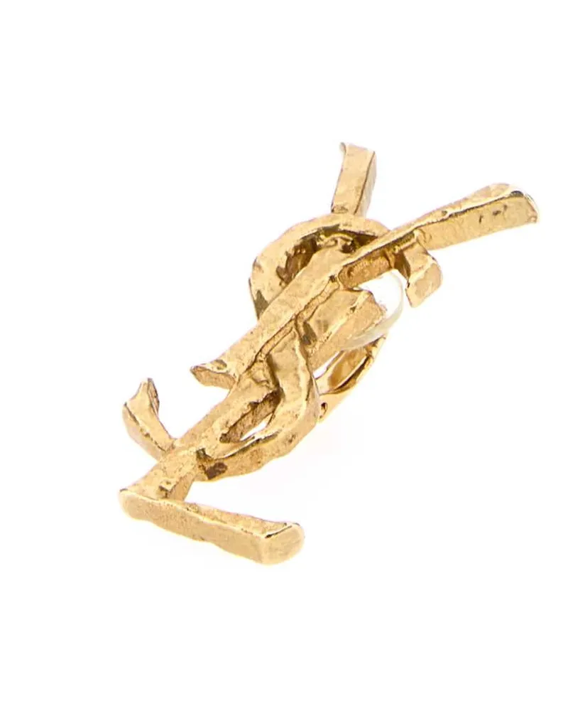 Saint Laurent Women's Gold Metal Cassandre Earring Orlaiton Spille Gold