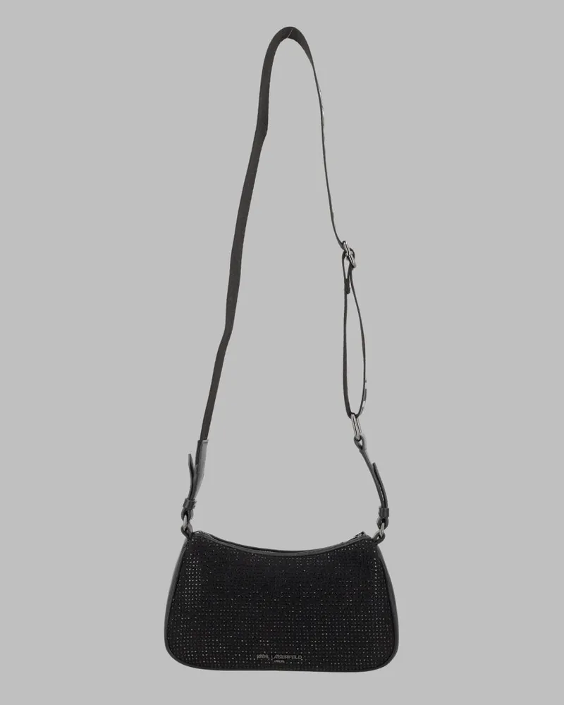 Karl Lagerfeld Girls' Top-Handle Handbag Black Handbags Hand Bags Black
