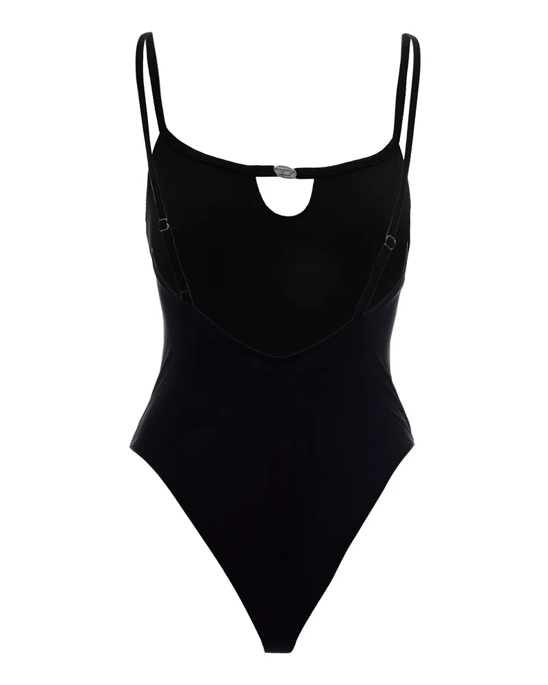 Diesel Women's Bodysuit Kiara Black Polyamide Tops Top Black