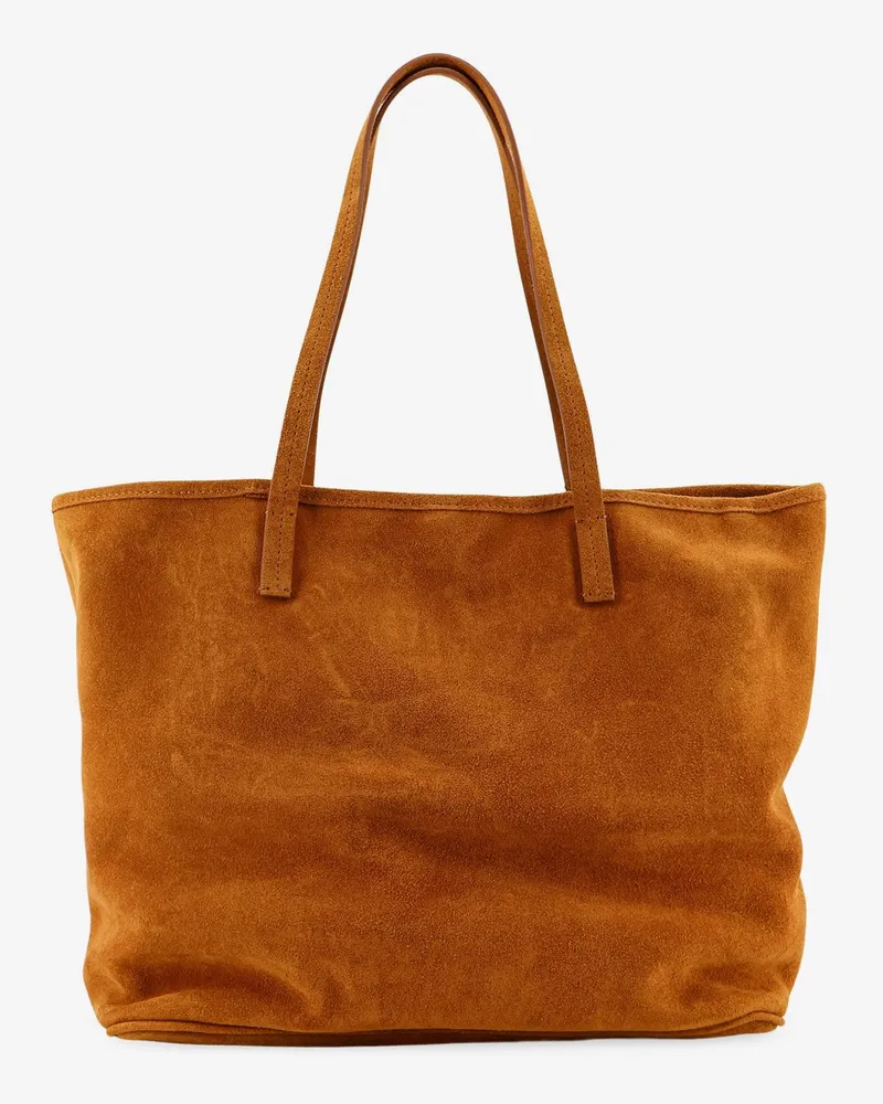 MC2 Saint Barth Women's Shoulder Bag City Suede Brown Brown