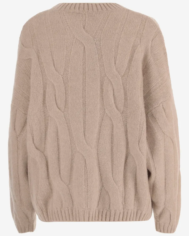 ALLUDE Women's Cashmere And Silk Sweater Beige Beige