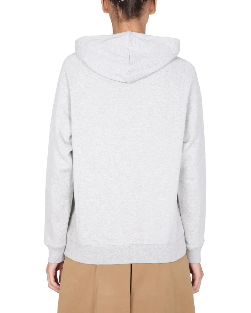 Être Cécile Cotton Hooded Sweatshirt — Gray Gray