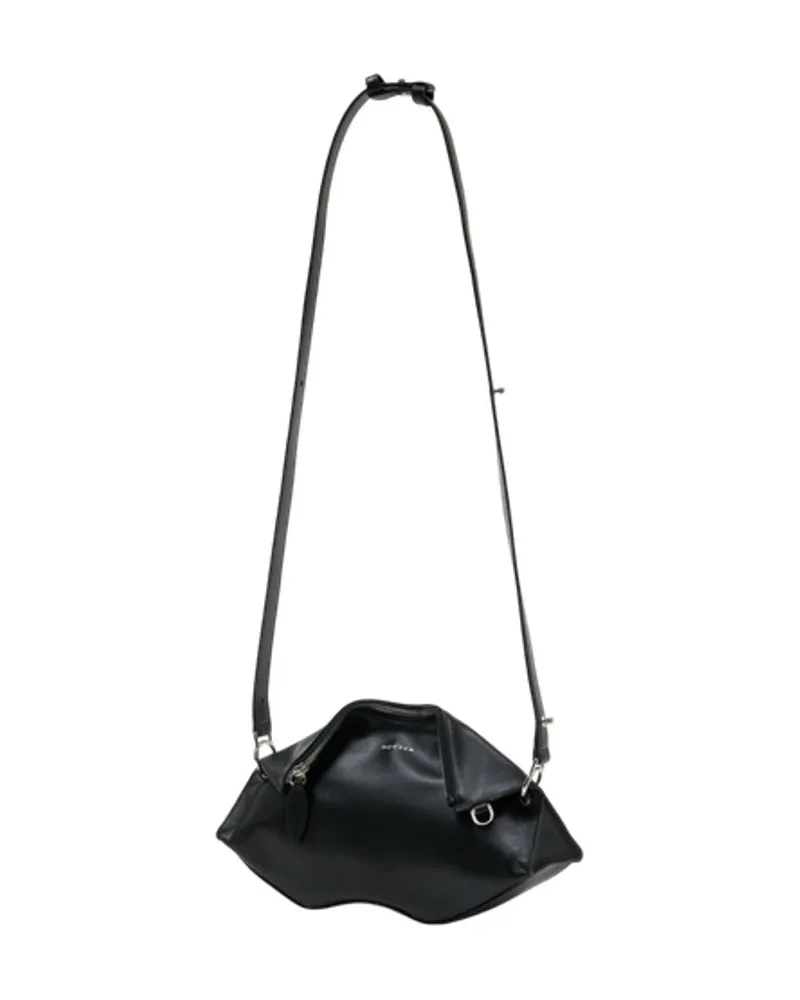 Alexander McQueen Women's Manta Clutch Black Calfskin Black