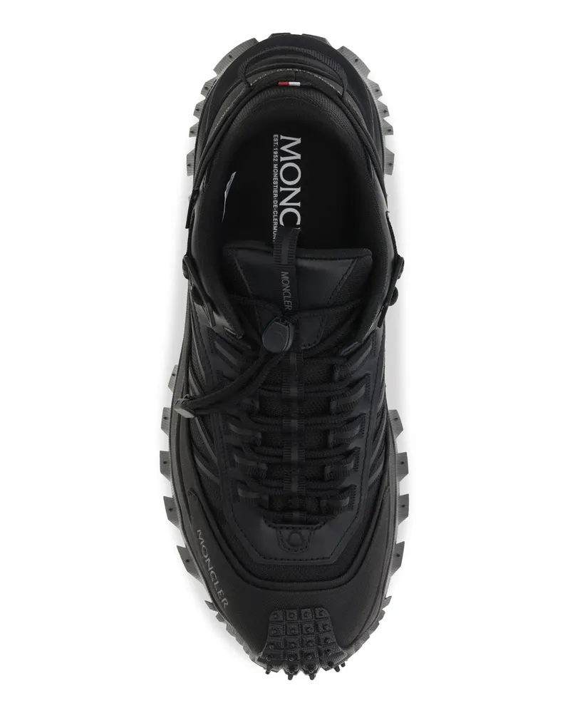 Moncler Men's Low Top Sneakers Trailgrip Gtx Black Trainers Black