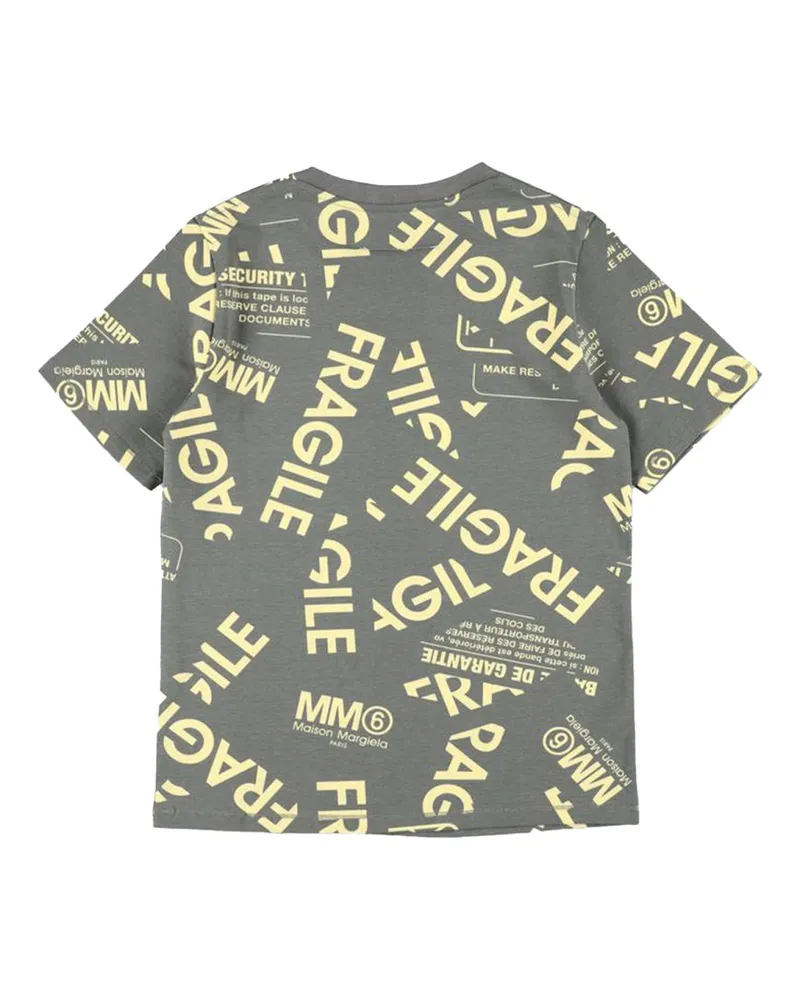 Maison Margiela Cotton-Elastane Blend T-Shirt — Green Green