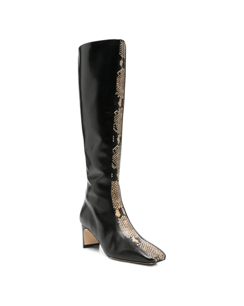 aeyde Bita Boot — Black Black
