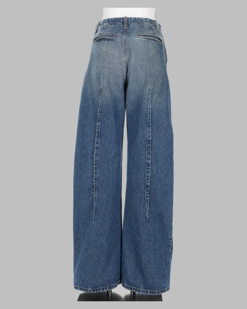 Maison Margiela Wide-Leg Cotton Denim Jeans — Blue Blue