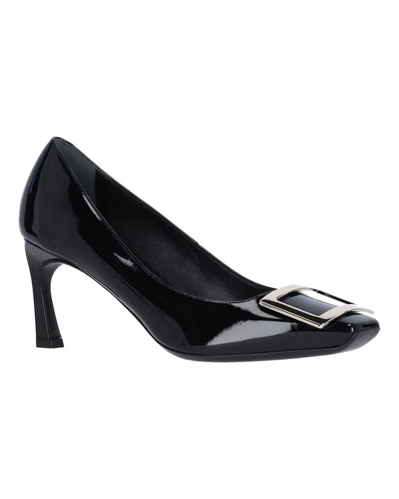 Roger Vivier Women's With Heel Black Calf Leather High Shoes Black