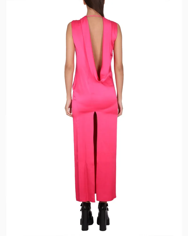 Versace Ring Neckline Dress — Pink Pink