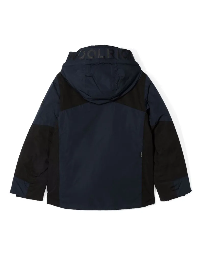 Woolrich Weather-Resistant Polyester Ski Jacket — Blue Blue
