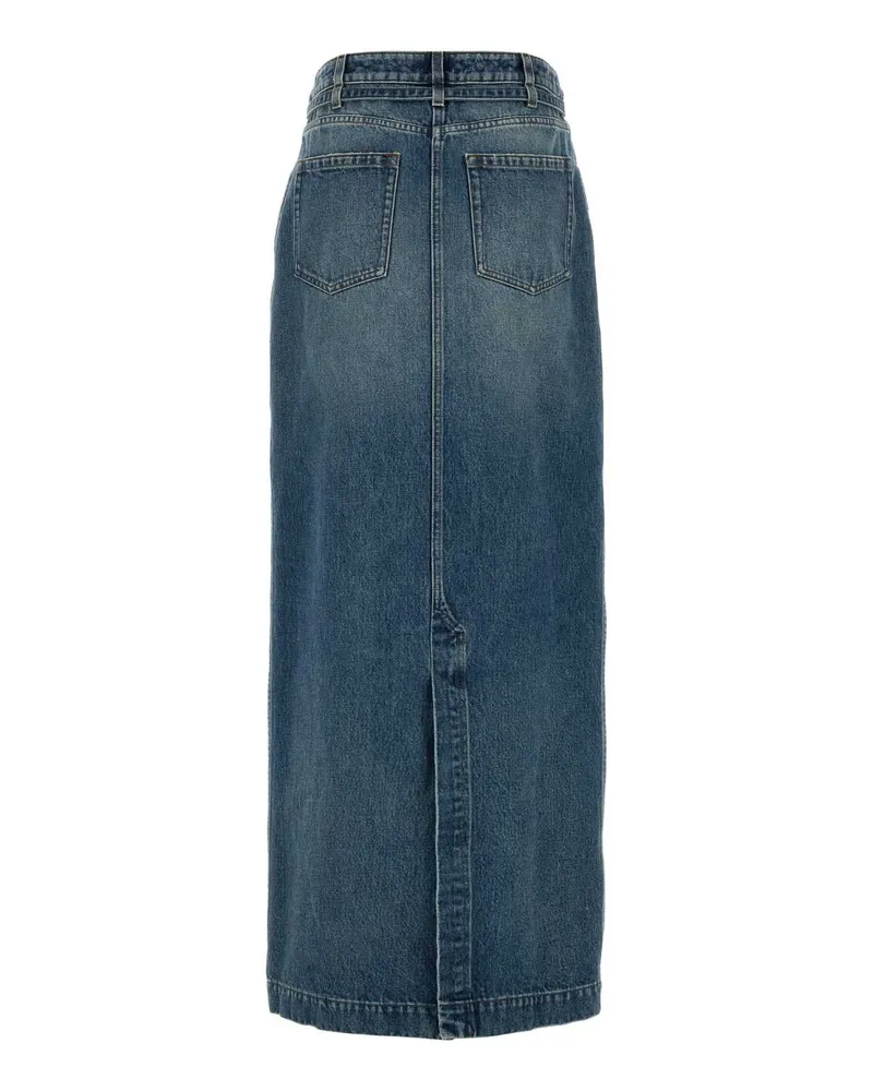 Dries van Noten Silvannaz Skirt — Blue Blue