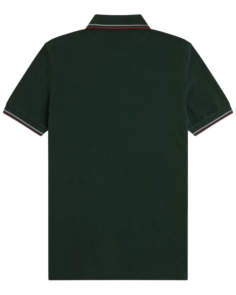 Fred Perry Logo Cotton Polo — Green Green