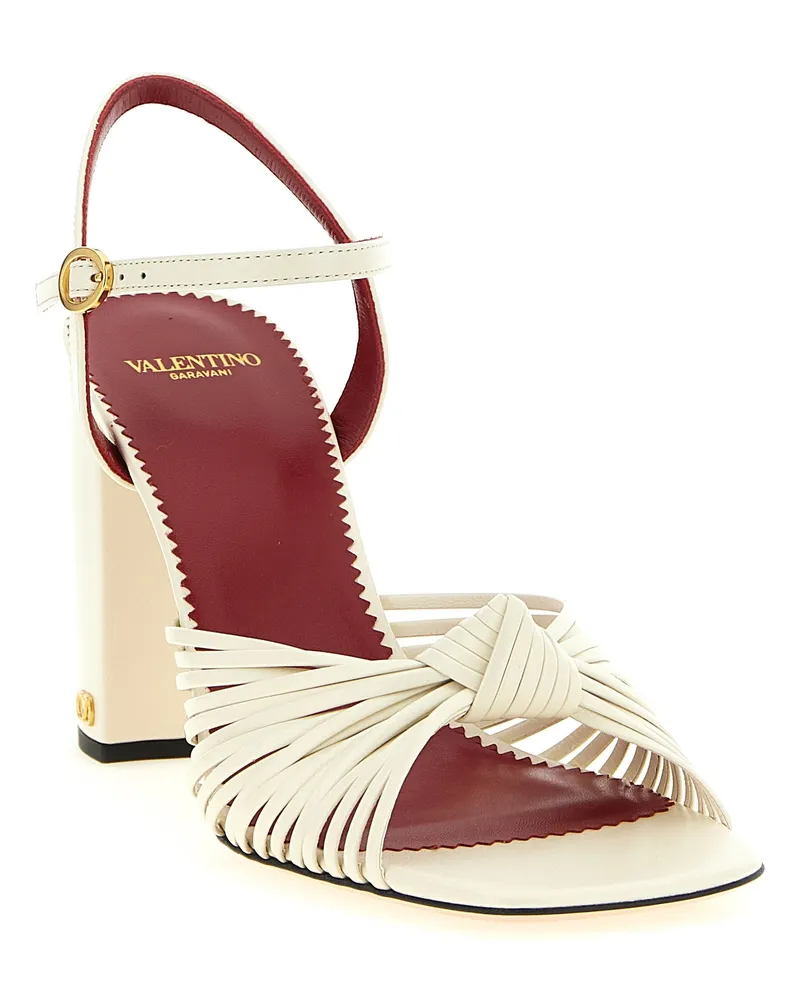 Valentino Garavani Annet Sandal Heel — Cream Cream