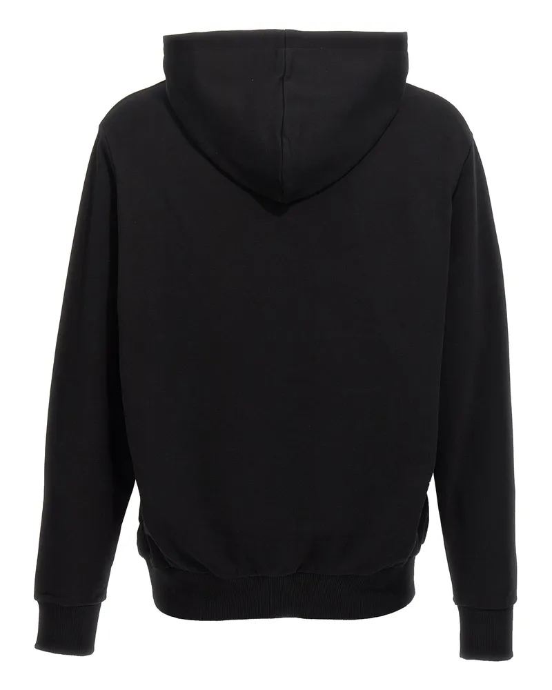 Balmain Men's Bicolor Cotton Sweatshirt Clothing Black