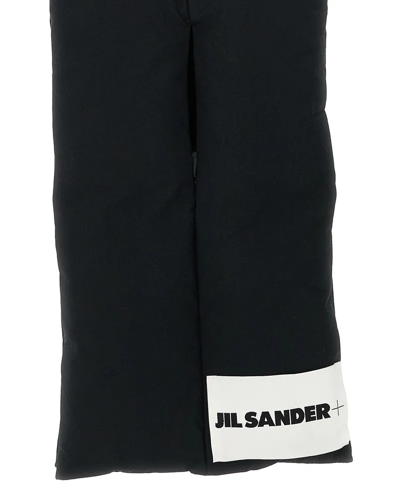 Jil Sander Down Scarf — Black Black