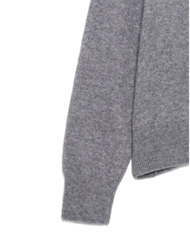 MRZ Cashmere Crewneck Sweater — Grey Grey