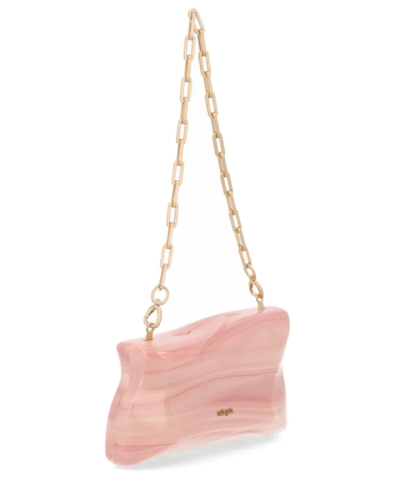 Cult Gaia Malaya Clutch — Pink Pink