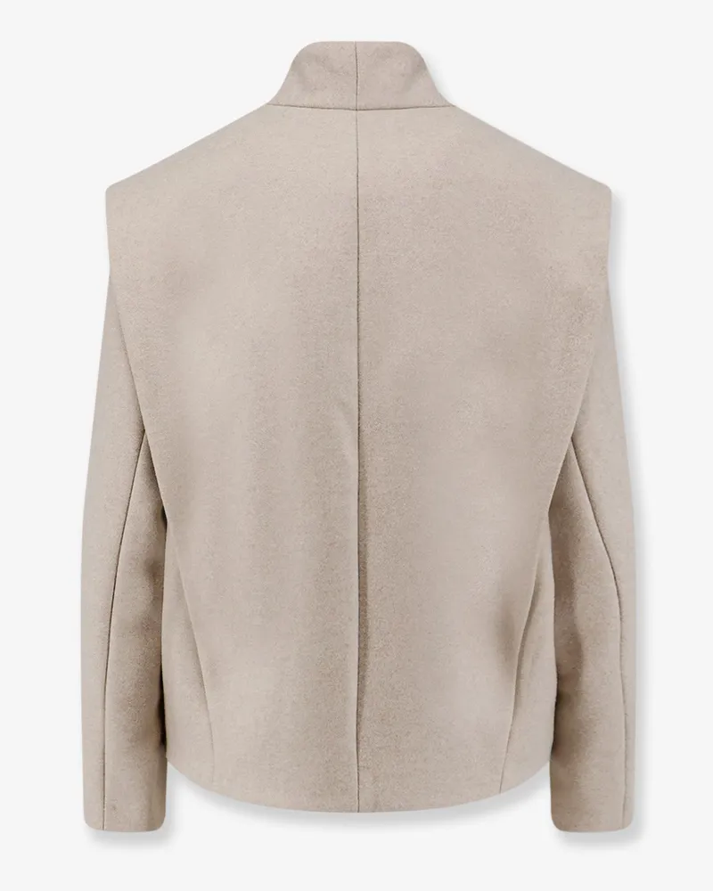 Isabel Marant Women's Coat Toria Wool And Cashmere Beige Beige