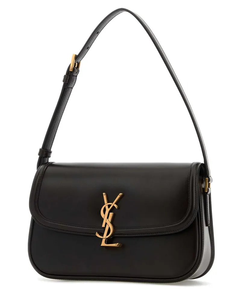 Saint Laurent Solferino Shoulder Bag — Black Black