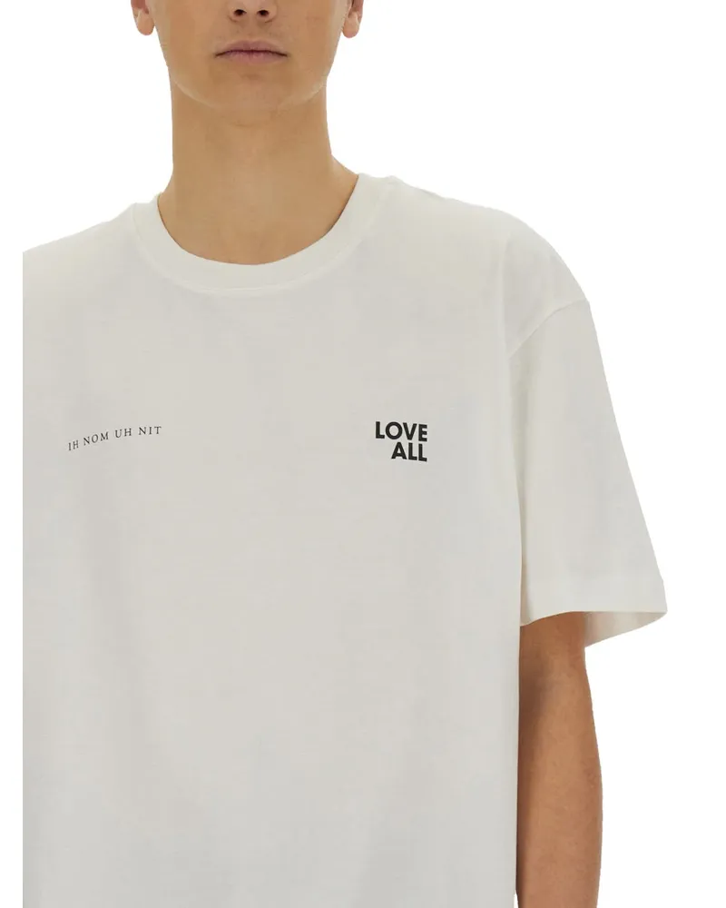 IH NOM UH NIT Jesus Love All Print T-Shirt — White White