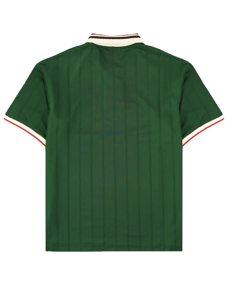 Drôle de Monsieur D Hibiscus Polo Shirt — Green Green