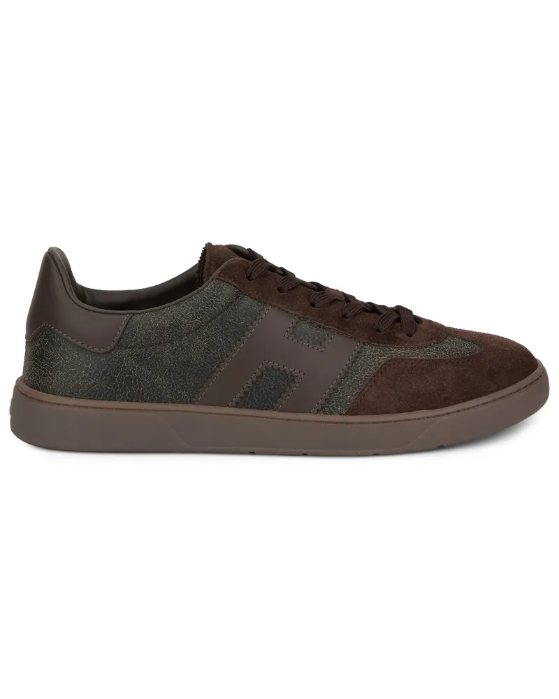 Hogan Men's Trainers Brown Polyamide Sneaker Brown