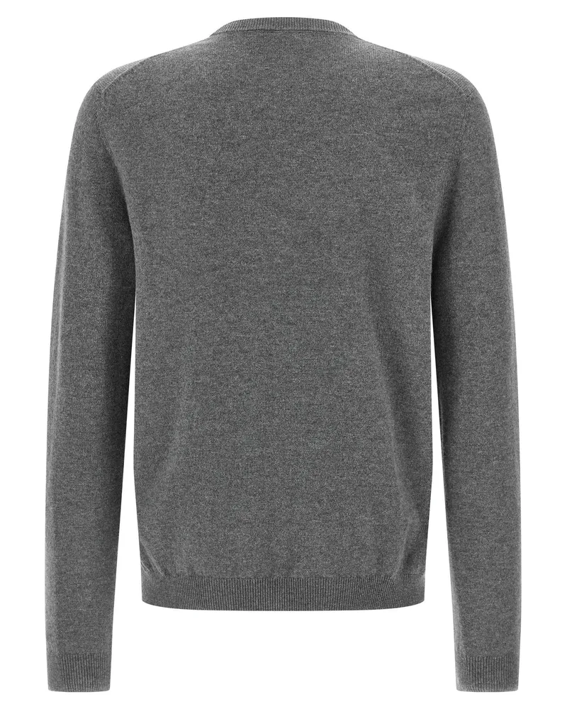 Gucci Multicolor GG Intarsia Cashmere Sweater — Grey Grey
