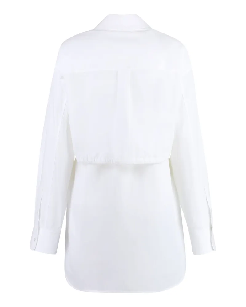 Alexander Wang Women's White Cotton Shirtdress Dress White