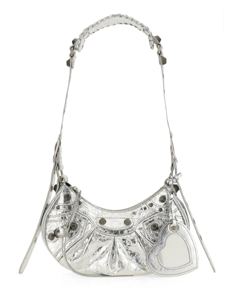 Balenciaga Le Cagole Shoulder Bag — Silver Silver