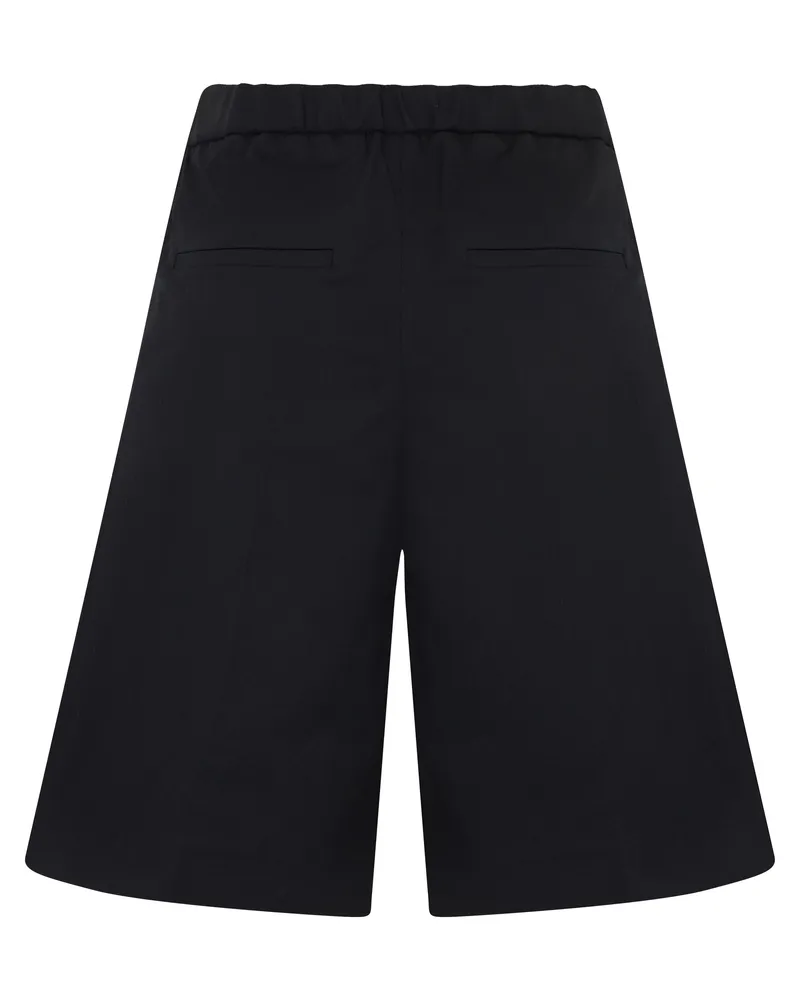 Celine Men's Shorts Linen-Cotton Black Black
