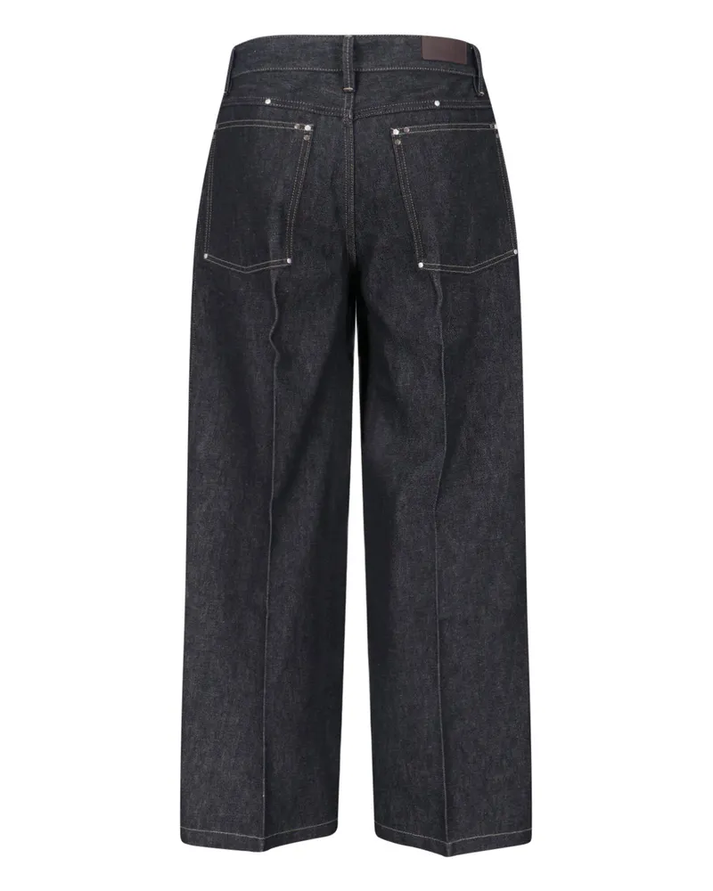 Christophe Lemaire Men's Jeans Grey Cotton Gray