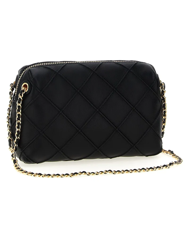 Tory Burch Fleming Crossbody Bag — Black Black