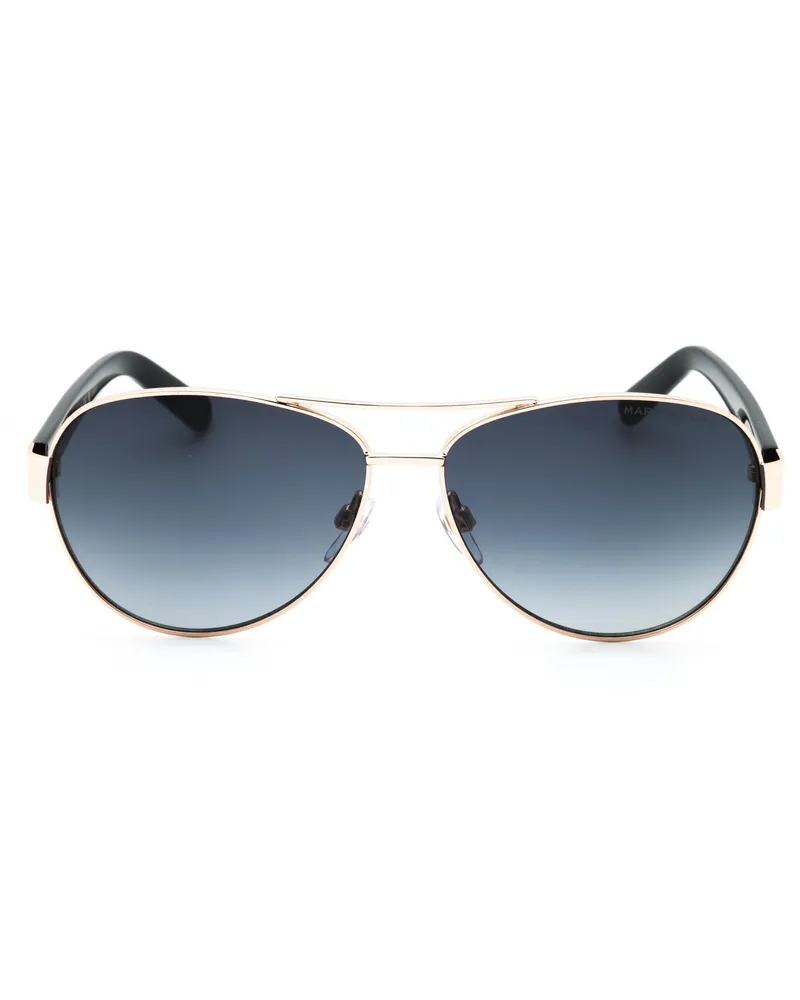 Marc Jacobs Women's 699-S Sunglasses Black Gold
