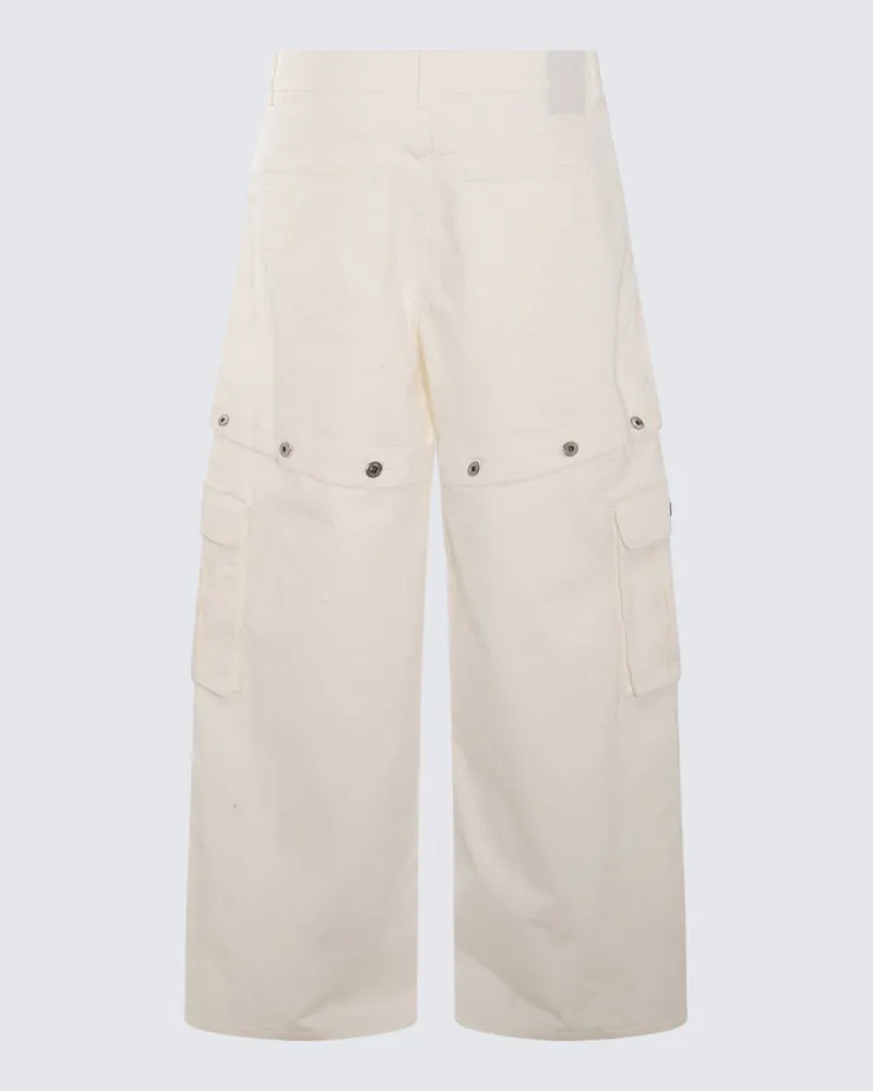 OFF-WHITE Men's Jeans Raw White _co Ea White