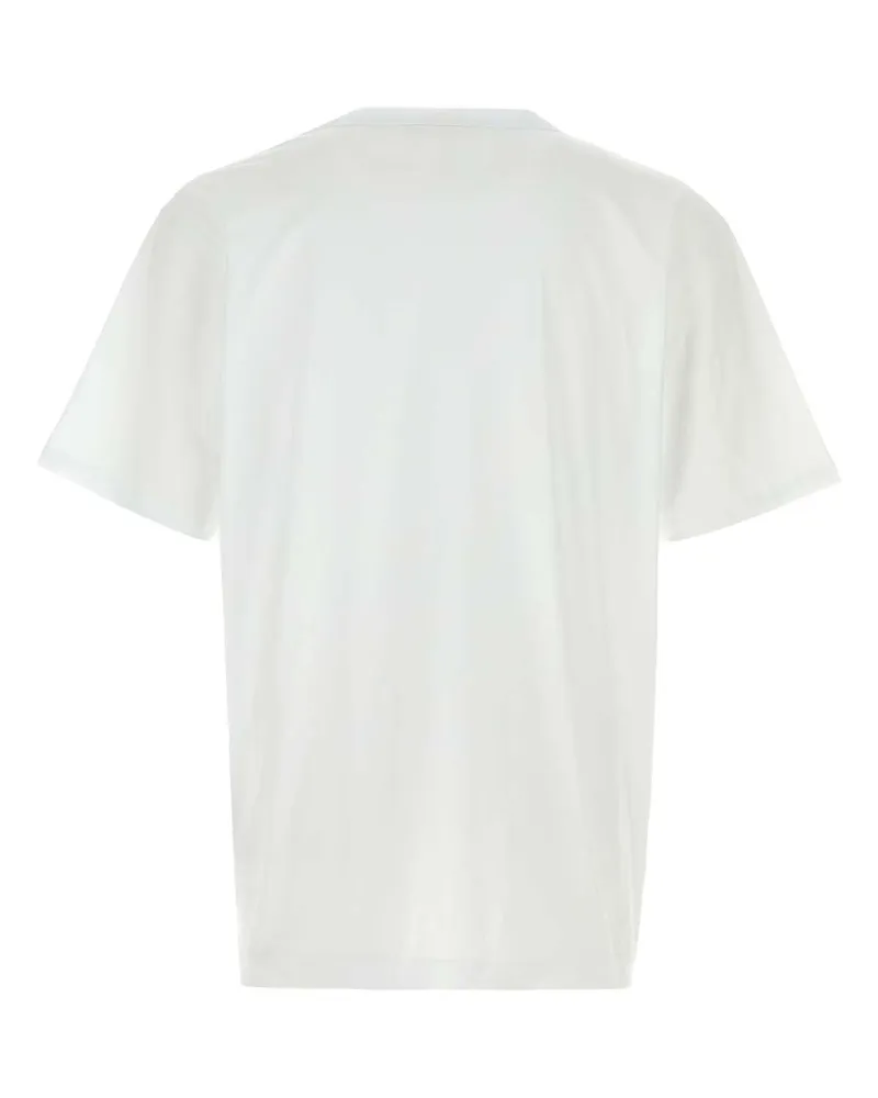 Dries van Noten Men White Cotton Heer T-Shirt White