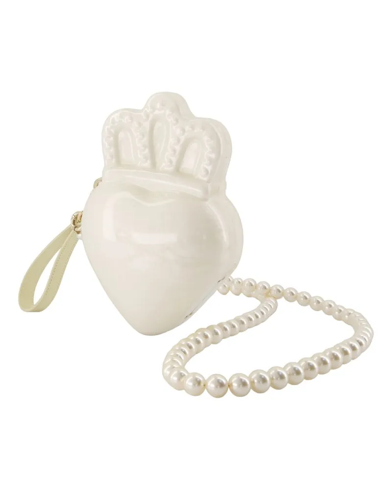 Simone Rocha Women's Claddagh Crossbody -  Acrylic Ivory Bags Crossbodies White