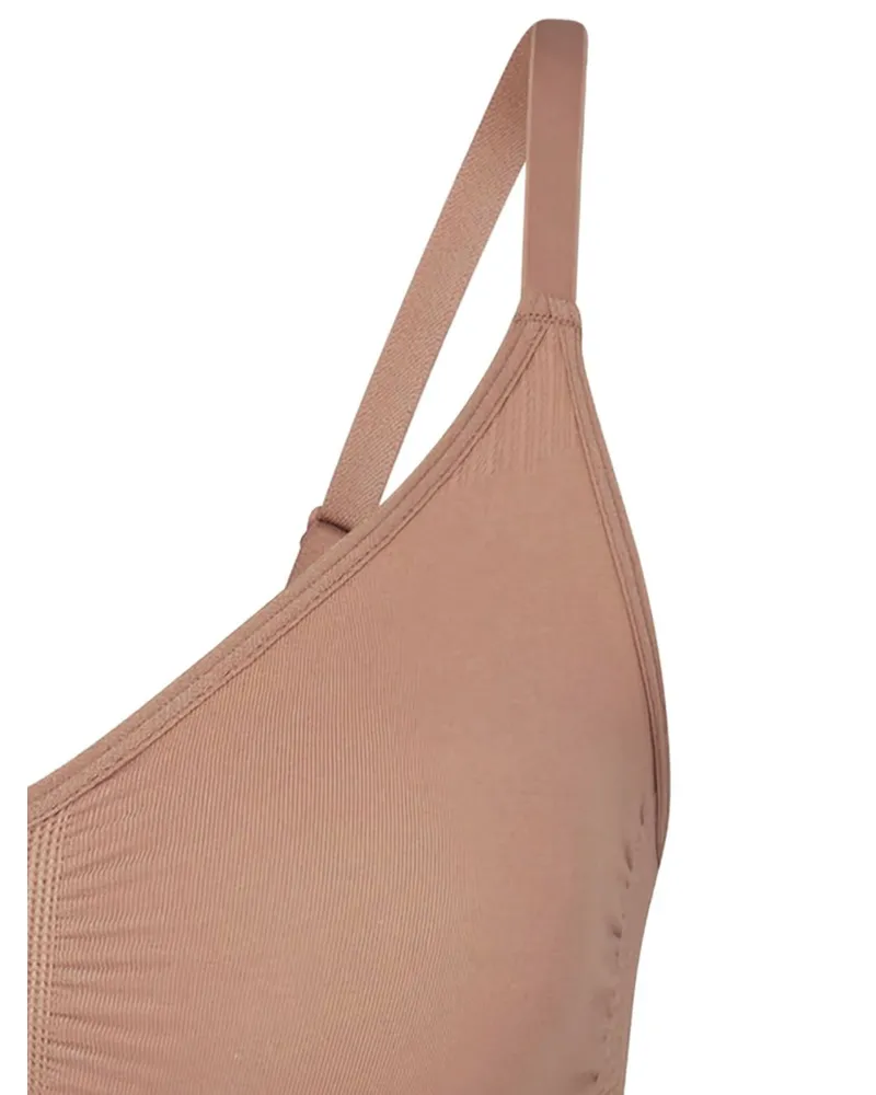 032c Seamless Thong Bodysuit — Taupe Taupe
