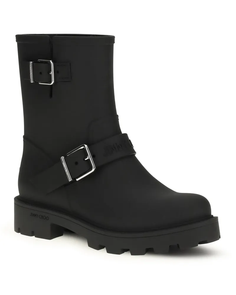 Jimmy Choo Women's Tpu Rain Boots Black Thermoplastic Polyurethane Black